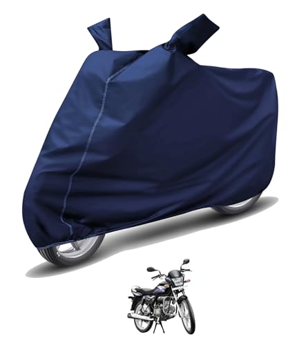 Image of Auto Hub Waterproof Bike Cover Compatible with Hero Splendor Pro Dustproof, UV Protection Two Wheeler Bike Splendor Pro Cover - Blue