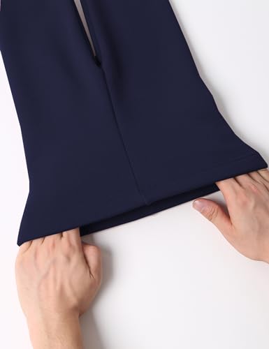 Kiench Girls Fleece Lined Pants Cotton Winter Warm Leggings High Waist4