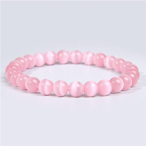 Bracelet en perles de quartz véritable et agate ronde de qualité - 3