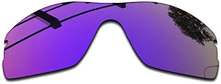 SEEABLE Premium Polarized Mirror Replacement Lenses for Oakley Radar Pitch Sunglasses - Violet Mirror
