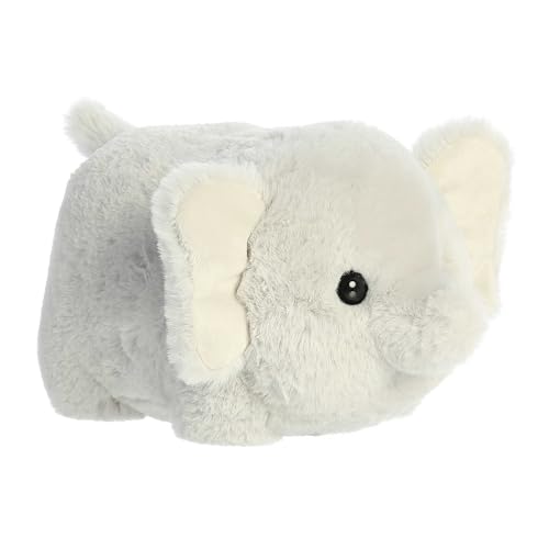 Aurora® Adorable Spudsters™ Eri Elephant Stuffed Animal - Comforting Cuddles - Playful Companions - Gray 10 Inches