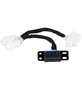 KIMISS OBD2 16 Pin Erkek Çift Soket Dağıtıcı Adaptör Uzatma Kablosu Y Kablosu