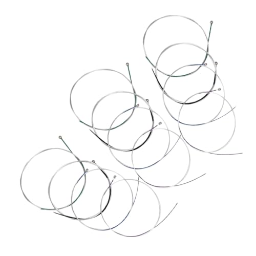 HOUDERCO 12個小提琴弦フル バイオリン用 ニッケルメッキボールエンド付き