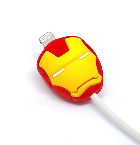 Image of J'TTON Case Cover for 18W /20W iPhone Adapter & USB-C Cable | Cute 3D Cartoon Character (Yellow I Man)
