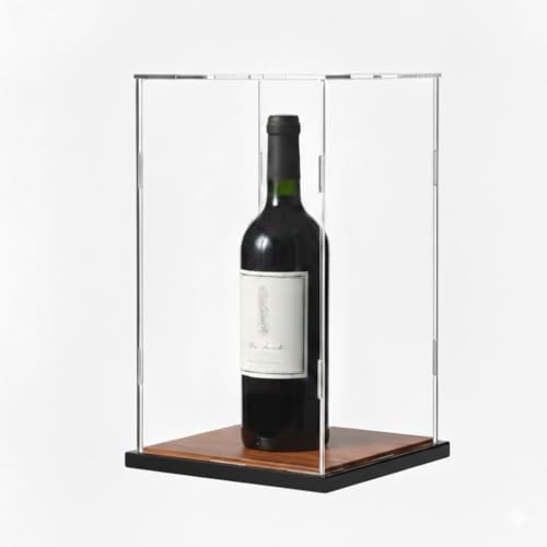 Image of RAPAL Clear Acrylic Display Case for Scale Vehicle Model,for Lego Collectibles,Assemblable Dustproof Showcase,Countertop Box for Diecast Car (7x7x8)