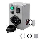 OPL5 20 Amp Generator Transfer Switch with Circuit Breaker, 125V, NEMA 5-20P Inlet Box Pre-Wired Manual Generator Transfer Switch for Indoor Outdoor Emergency Power Outage Use, ETL Listed