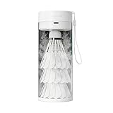Badminton Ball Steamer – ABS PC 17x6.5cm 150mAh Portable Durable | Shuttlecock Humidifier Device, Badminton Shuttle Maintenance Tool | For Training Practice Family Youth Outdoor Indoor Sports Use