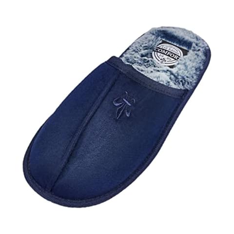 Thingimijigs Men's Faux Fur Lined Slippers Cover