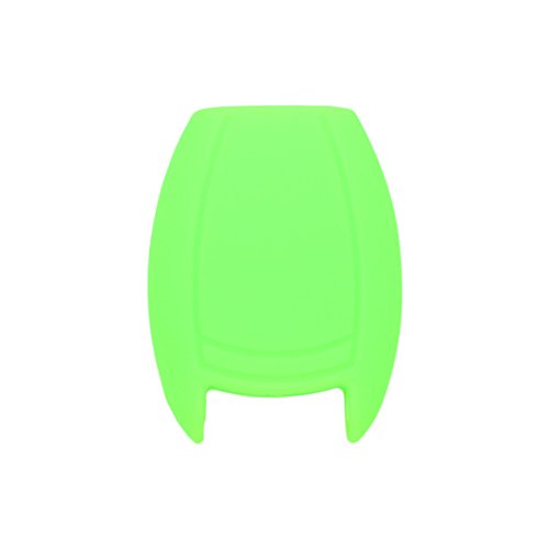 BROVACS Silicone Cover Protector Case Holder Skin Jacket Compatible with MERCEDES BENZ Smart Remote Key Fob 3 4 Button CV9950 Light Green - Image 3