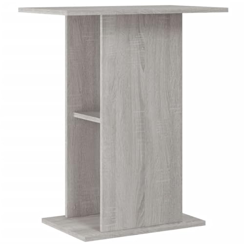 Gecheer Supporto per Acquario Moderno in Truciolato Grigio Sonoma,60,5x36x72,5 cm,Mobile per Acquario Moderno in Truciolato,Porta Acquario Moderno in Truciolato
