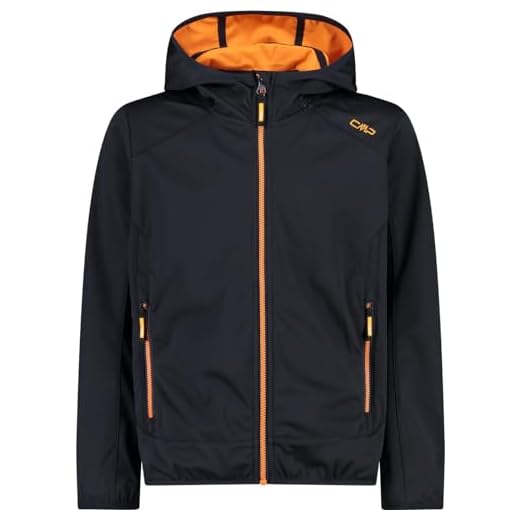 CMP - Giacca in light softshell da bambini, Antracite-Flame, 164
