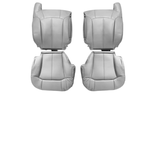 Housse de siège réparer cuir gris usé pour Silverado 1500 2500 et Sierra assise