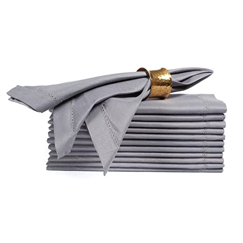 Dinner Cloth Napkins 20x20 Inches Reusable 100% Polyester Set of