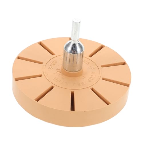 Unomor 88mm Rubber Wheel for Drill Adhesive Remover for Car Paint Glass Chrome Holes for Stickers Pinstripes
