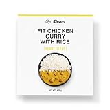 GymBeam FIT Comida preparada Pollo al curry con arroz, 420 g