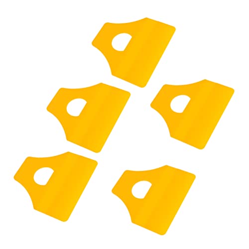 Toddmomy 5Pcs Car Vinyl Squeegee Lightweight Auto Decal Applicator Tool with Felt Edge for Application Surfaces for Car Windows Wall Stickers