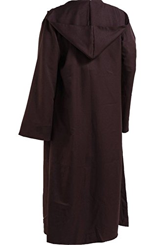 Image of Joyshop Men & Kids Tunic Hooded Robe Halloween Cosplay Costume Robe Cloak Cape