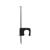 Ideal BPCXRB-JR Coaxial Cable Roofing Staples for RG-59 and RG-6 Cable Black (200 Pack)
