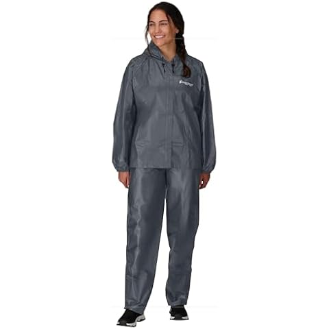 FROGG TOGGS Women's Ultra-Lite2 Waterproof Breathable Protective Rain Suit, Carbon, Large Cover