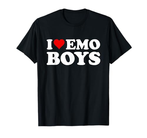 I Love Emo Boys T-Shirt