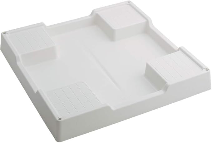 テクノテック スタンダード防水パン 640×640mm TP640RE-CW3 ニューホワイト 洗濯機台 排水口位置中央 洗濯機用防水パン ホワイト