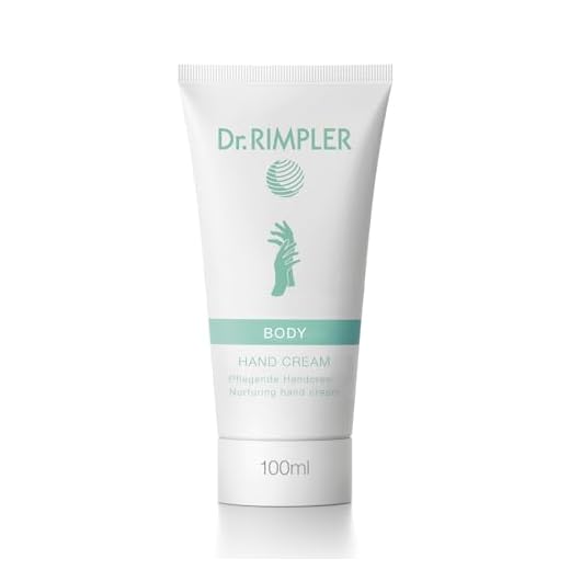 Dr. RIMPLER BODY Hand Cream - intensiv pflegende, feuchtigkeitsspendende und schnelleinziehende Handcreme - für alle Hauttypen geeignet