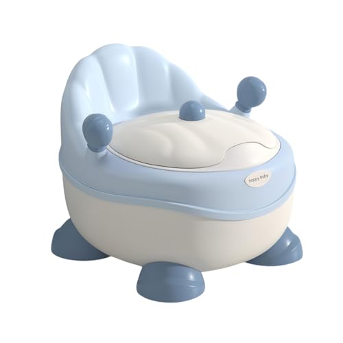 Rhljgbs【新設計 子供シミュレーション おまる】トイレトレーニング ベビートイレ 子供用便座 子供用トイレ 補助便座 携帯トイレ 滑り止め ソフトクッション フタ付き 多機能ミニトイレ 人気 幼児 男の子 女の子 可愛い ブラシ付き キーズ 男女兼用