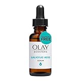 New Olay Salicylic Acid Serum, Exfoliating Booster, Fragrance-Free, 1.0 Oz