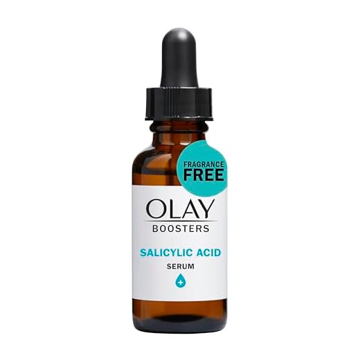 New Olay Salicylic Acid Serum, Exfoliating Booster, Fragrance-Free, 1.0 Oz