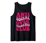 Photo Gallery anti sociale overthinkers club abbigliamento divertente groovy canotta Photo Gallery anti sociale overthinkers club abbigliamento divertente groovy canotta