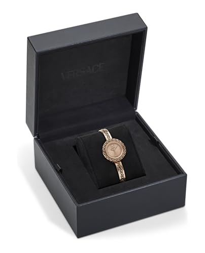Versace La Greca Collection Luxury Womens Watch Timepieces with a Rosegold Bracelet, Case and Dial4