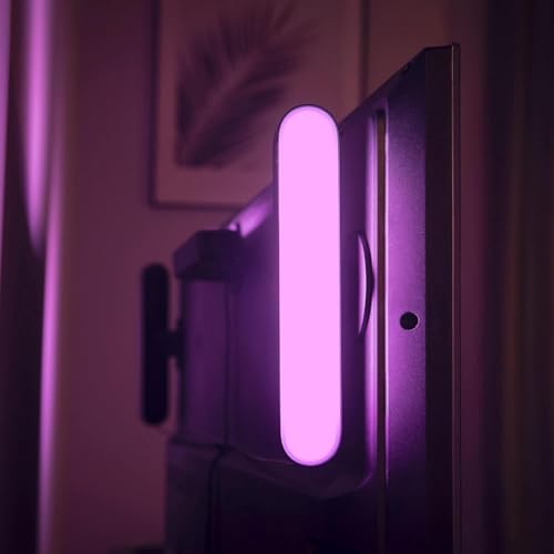 Philips Hue Play White and Colour Ambiance Smart Light Bar Double Pack Base Unit, Entertainment Lighting for TV and Gaming (Works with Alexa, Google Assistant and Apple HomeKit), Black - 7