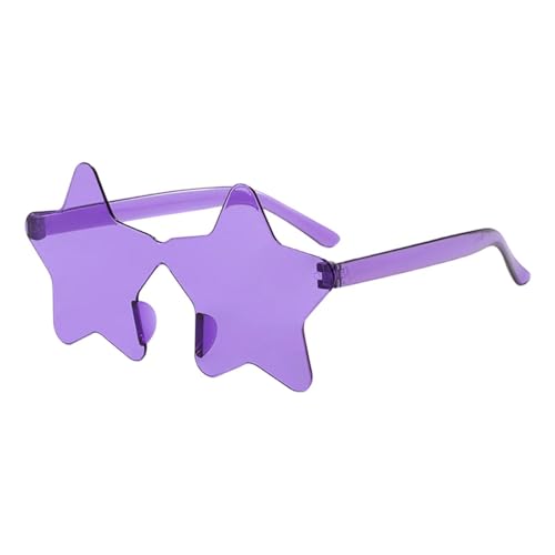 Pxcewdcx Star Glasses - Stylish Pool Eyewear - Holiday Party Eyeglasses - for Women Birthday Music Festivals Halloween Themed Events Concerts Vacations Daily Wear Beach Pool Christmas
