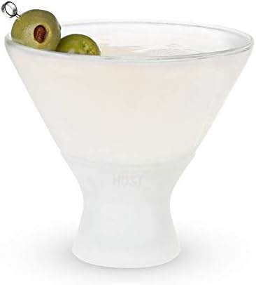 Host 1742 Freeze Stemless Martini Insulated Cocktail Tumblers, Set of 2 Glasses
