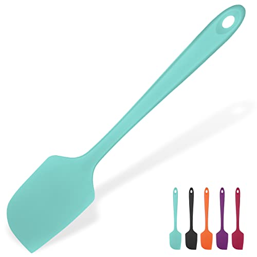 Image of U-Taste 14in Extra Large Silicone Spatula, 600F Heat Resistant, Aqua Sky