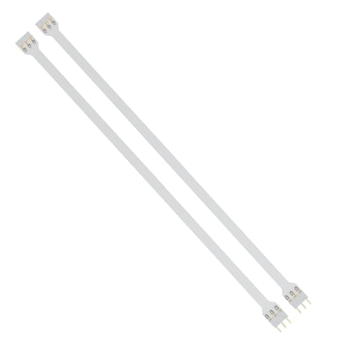LAFULIT 2 PCS 23.6Inch Led Light Strip Connectors for 8 PCS/10 PCS Under Cabinet Lighting Kit