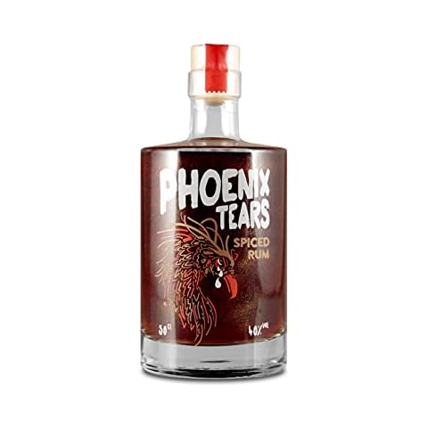 Firebox Phoenix Tears Spiced Rum - Dark Rum with Cinnamon and Ginger (50cl) - Part of the Mythical Tears Spirits Range by Firebox - We Make Mythical Creatures Cry Cover