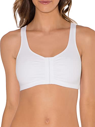 Fruit Of The Loom 96014D-010-38 Womens Front Closure Cotton Sports Bra thumb #3