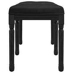 Coavain Banc de rangement moderne en bois massif – Banc à chaussures – Banc rembourré de luxe – Pour chambre à coucher – Canapé – Repose-pieds – Noir – 110 x 40 x 49 cm - Les Beatles, Paul McCartney, John Lennon, RIngo Starr, George Harrison Coavain Banc de rangement moderne en bois massif - Banc à chaussures - Banc rembourré de luxe - Pour chambre à coucher - Canapé - Repose-pieds - Noir - 110 x 40 x 49 cm – Image 5
