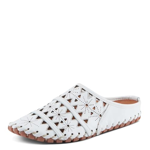 Image of Spring Step Fusalide Slip-On Shoes for Womens - Comfortable Slip-On Shoes with Rubber Outsole - Casual Leather Clogs for Women