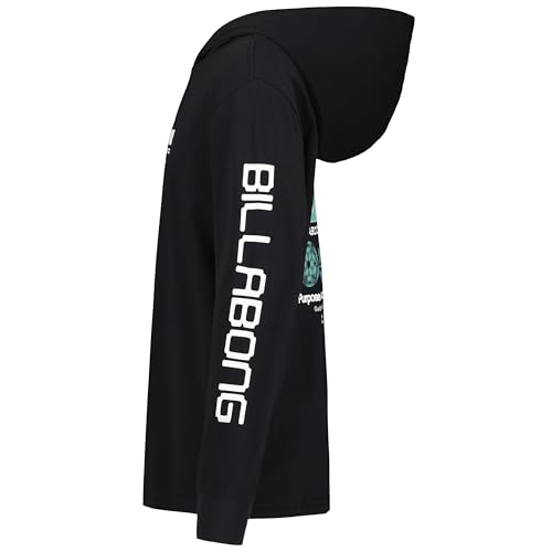 Image of Billabong Boys' Long Sleeve Hooded Logo T-Shirt
