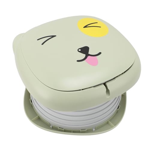 Image of TOPINCN Children Travel Toilet Seat, Portable Foldable Potty Seat with Storage Bag, for Car Driving Camping Travel Toddler Portable Potty Trainer (Green)