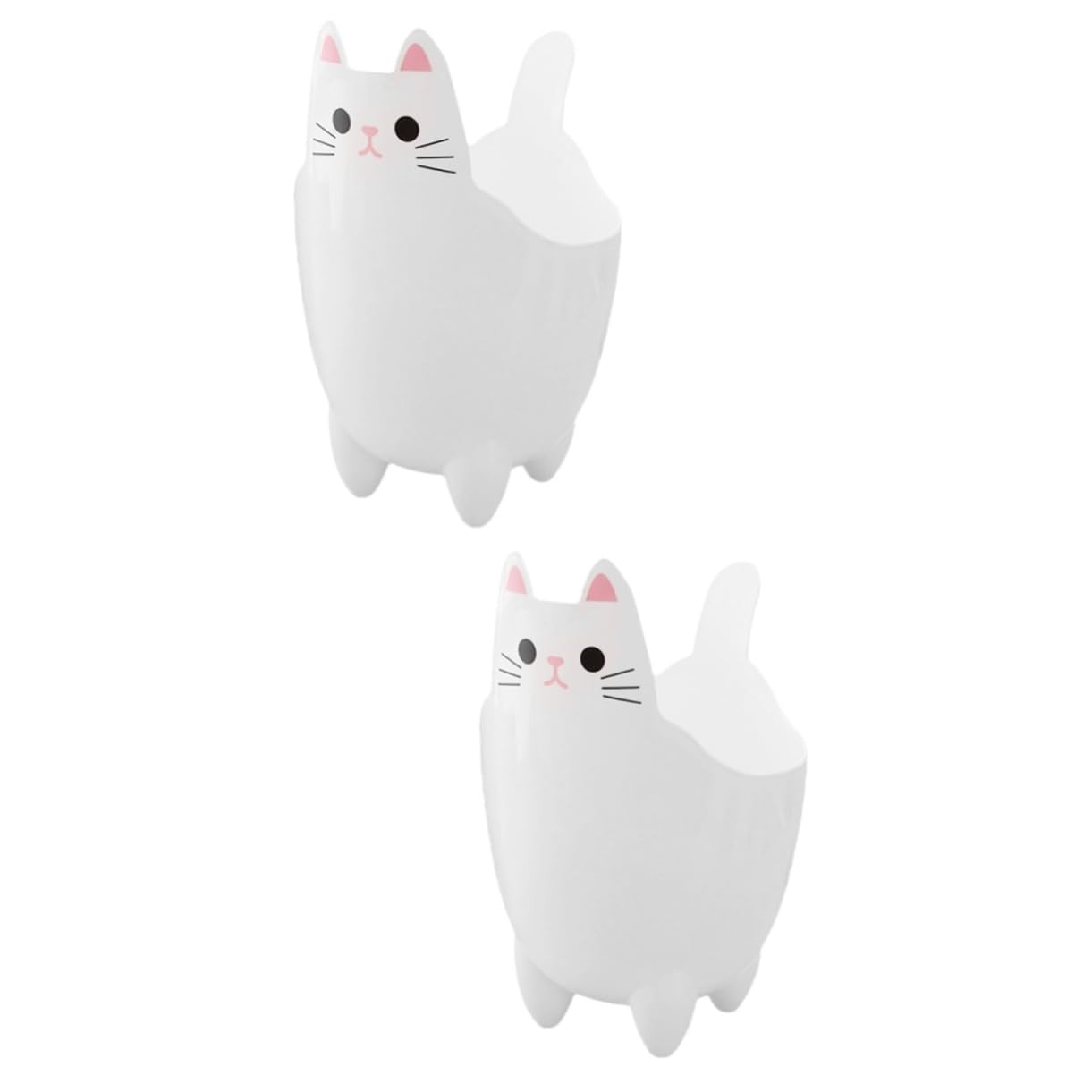 2 Stücke Katze Müll Dosen Desktop Abfall Eimer Mini Mülleimer Für Schreibtisch Büro Küche Nachttisch Deckel