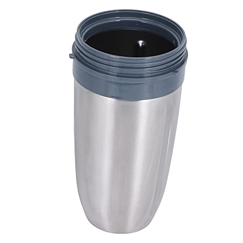 900 Pp + Taza de Acero Inoxidable Vaso de Batidora de Acero Inoxidable Reemplazo de Contenedor Apto para Taza de 600W 900W 1000Wrr