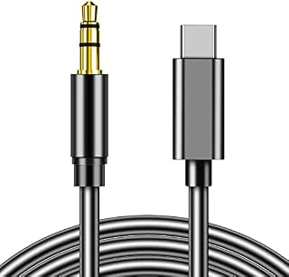 For Samsung Galaxy S22 S22+ S22 Ultra S21 FE S20 FE USB C to 3.5mm Audio Adapter Hi-Fi Stereo Type C to Aux Headphone Male Cord Car Auxiliary Cable, Aux Cable For Car, Usb C To Aux Adapter