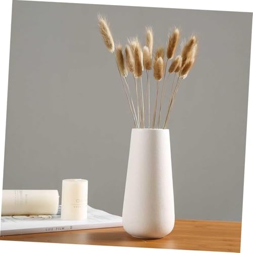 Vase en céramique blanc de qualité supérieure aux finitions soignées - 3