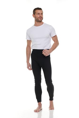 Thermal Pants for Men, Long Johns Mens Underwear Bulk Wholesale, Cotton, Solid Colors, Shelter Donations4