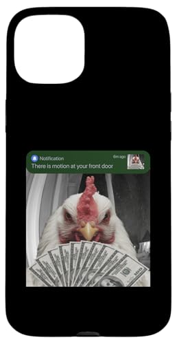 �`�L�� There Is Motion At Your Front Door Rooster Silly �X�}�z�P�[�X iPhone 15 Plus �p