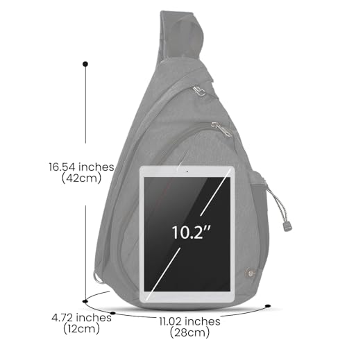 OutdoorMaster Sling Bag, Hiking Daypack, Crossbody Shoulder Chest Urban Outdoor Travel Backpack for Women & Men