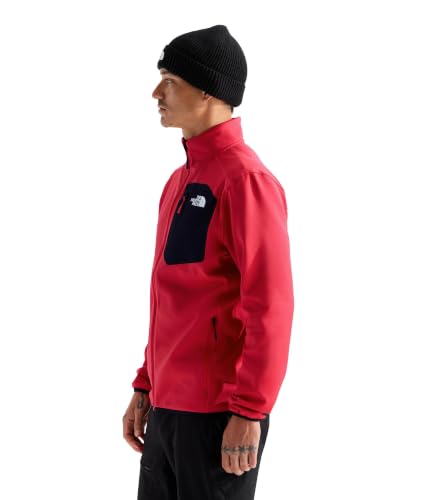 Image of THE NORTH FACE Men's Crest Full Zip Jacket | Water Repellent Fleece Coat, Double Layer Stand Collar & Zip Hand Pockets